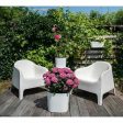 Planter Garden ID Respect White 30 x 30 cm on Sale