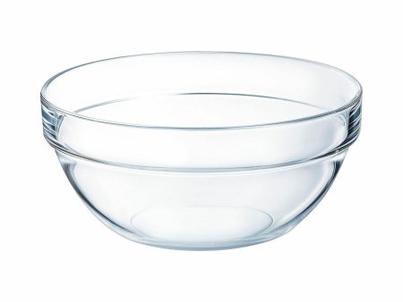 Bowl Luminarc Apilable Transparent Glass (6 Units) Cheap