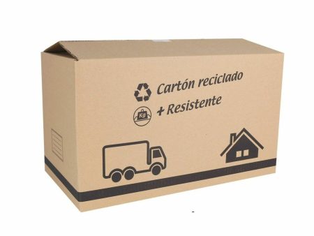 Cardboard box for moving Confortime 65 x 40 x 40 cm Brown (20 Units) Supply