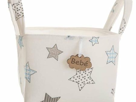 Basket Printed Stars With handles 17 x 13,5 x 20 cm Online Sale