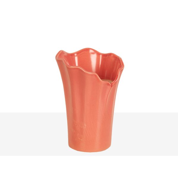 Vase Romimex Pink Ceramic 15 x 21 x 15 cm For Sale