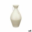 Vase Light brown Steel 22 x 43 x 22 cm (4 Units) Fashion