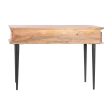 Console DKD Home Decor Natural Black Metal Mango wood on Sale