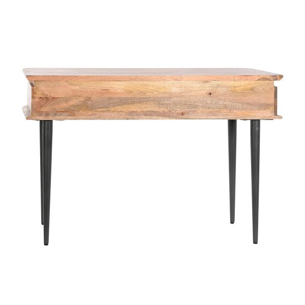 Console DKD Home Decor Natural Black Metal Mango wood on Sale