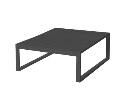 Centre Table Io Graphite Aluminium 100 x 100 x 45 cm Online Sale