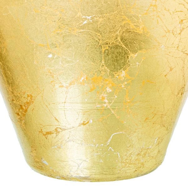 Vase Alexandra House Living Golden Crystal 28 x 46 x 23 cm For Cheap