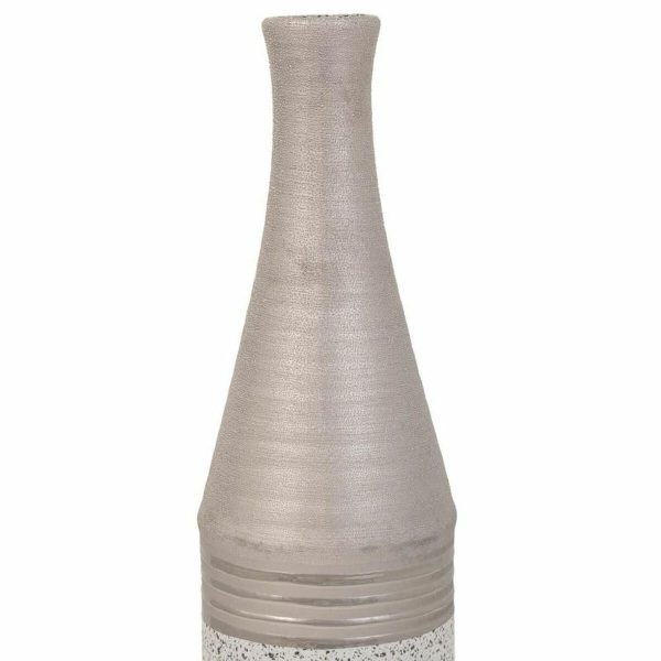 Vase Alexandra House Living Silver Ceramic 13 x 53 x 13 cm Online Sale