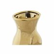 Vase DKD Home Decor Golden Stoneware 17 x 12 x 21 cm (2 Units) Online