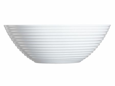 Bowl Luminarc Harena White Glass 16 cm Multi-use (24 Units) Supply