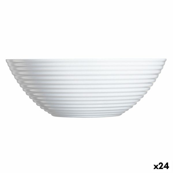 Bowl Luminarc Harena White Glass 16 cm Multi-use (24 Units) Supply