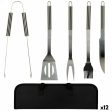 Barbecue utensils Aktive Silicone Stainless steel 12 Units 7,5 x 35 x 1,9 cm (5 Pieces) Cheap