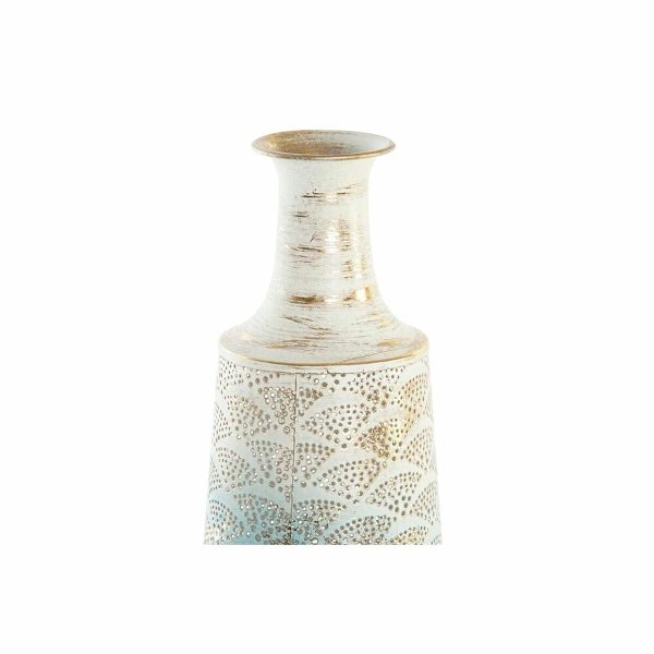 Vase DKD Home Decor Metal Tricolour Arab (19 x 19 x 56 cm) Online Hot Sale