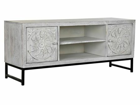 TV furniture DKD Home Decor Metal Mango wood (130 x 40 x 55 cm) Fashion