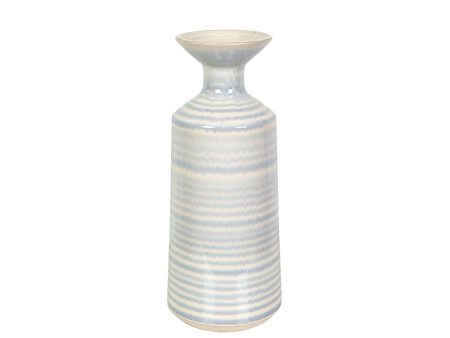 Vase Romimex Blue White Ceramic 16 x 40 x 16 cm Sale