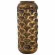 Vase Alexandra House Living Gold Iron 23 x 57 x 23 cm Online Hot Sale