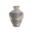 Vase DKD Home Decor Blue Natural Mediterranean 35 x 35 x 50 cm Online now