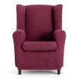 Armchair slipcovers Eysa TROYA Burgundy 80 x 100 x 90 cm For Discount