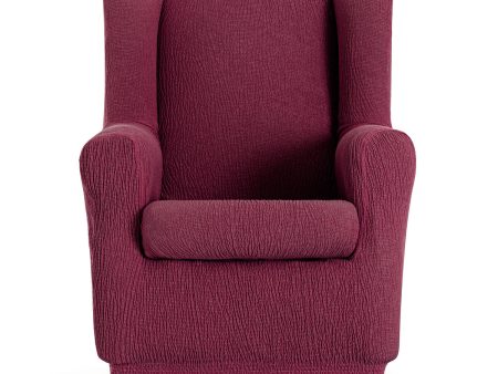 Armchair slipcovers Eysa TROYA Burgundy 80 x 100 x 90 cm For Discount