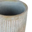 Planter Grey Cement 14 x 14 x 19,5 cm Hot on Sale