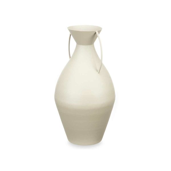 Vase Light brown Steel 22 x 43 x 22 cm (4 Units) Fashion