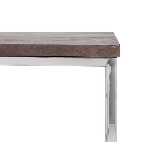 Centre Table 152 x 38,5 x 38,5 cm Metal Wood 3 Units Fashion