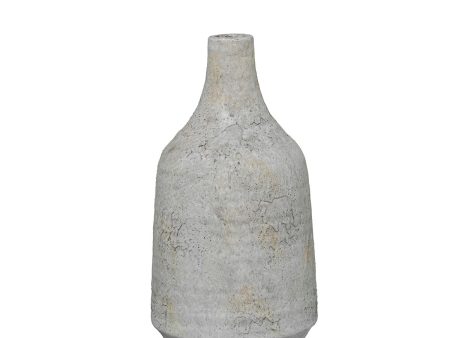 Vase Alexandra House Living White Ceramic 15 x 28 cm Online Hot Sale