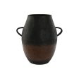 Vase Home ESPRIT Brown Black Metal Vintage 40 x 31,5 x 42,5 cm on Sale