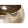 Planter Home ESPRIT Golden Aluminium Modern 35,5 X 35,5 X 77 cm For Sale