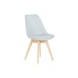 Chair DKD Home Decor 48 x 56 x 83 cm Foam Beige Blue Beech Supply