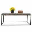 Centre Table Alexandra House Living Grey Metal MDF Wood 60 x 49 x 124 cm on Sale