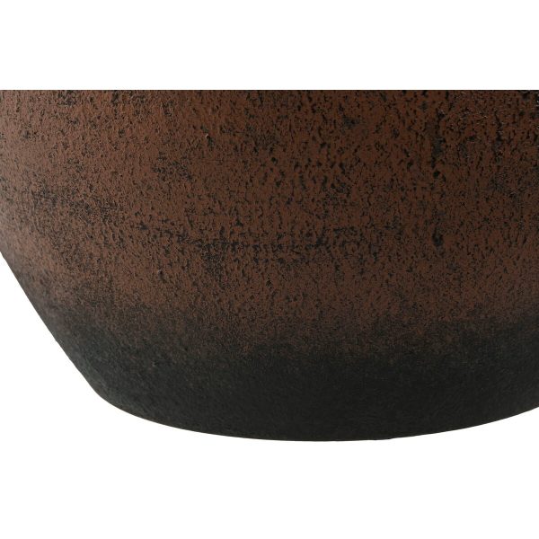 Vase Home ESPRIT Brown Black Metal Vintage 40 x 31,5 x 42,5 cm on Sale