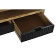 Centre Table DKD Home Decor Black Light brown Metal Mango wood 120 x 60 x 45 cm Fashion