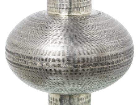 Vase Alexandra House Living Silver Metal Aged finish 50 x 33 x 33 cm For Discount