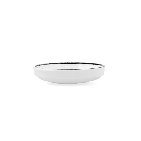 Bowl Quid Select Filo White Black Plastic 14 x 3 cm (12 Units) Online Sale