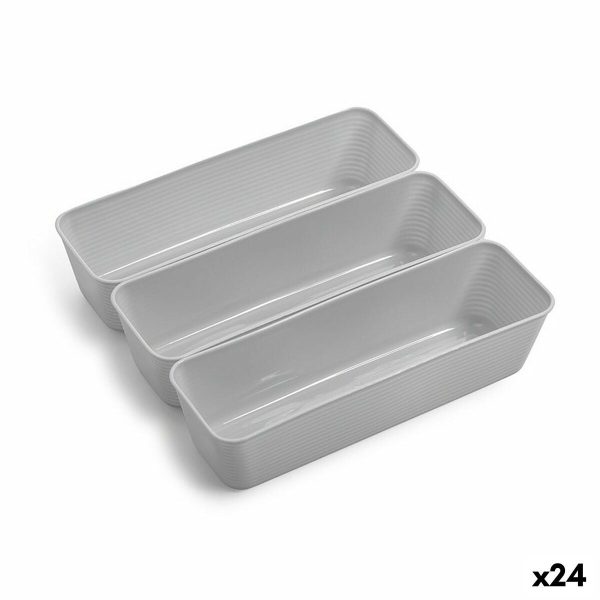 Basket set Dem Multi-use Plastic (3 Pieces) (24 Units) Hot on Sale