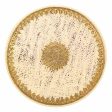 Centre Table Alexandra House Living Ivory Brass Mango wood MDF Wood 45 x 52 x 45 cm Sale