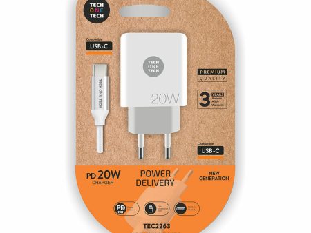 Wall Charger + USB-C Cable Tech One Tech TEC2263 Supply