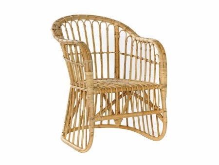 Armchair DKD Home Decor Light brown Rattan (62 x 72 x 83 cm) Discount