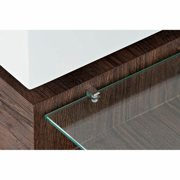 Centre Table DKD Home Decor 80 x 60 x 38 cm Crystal Aluminium MDF Wood Online