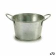 Planter Bucket Silver Zinc 17,8 x 8 x 12,3 cm (72 Units) Sale