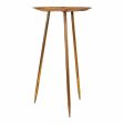 Corner table Alexandra House Living Golden 34 x 59 x 34 cm Fashion