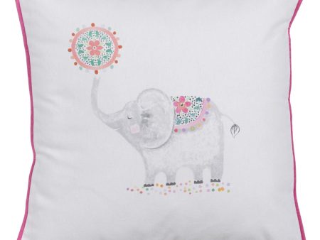 Cushion Children s Elephant 45 x 45 cm 100% cotton For Cheap