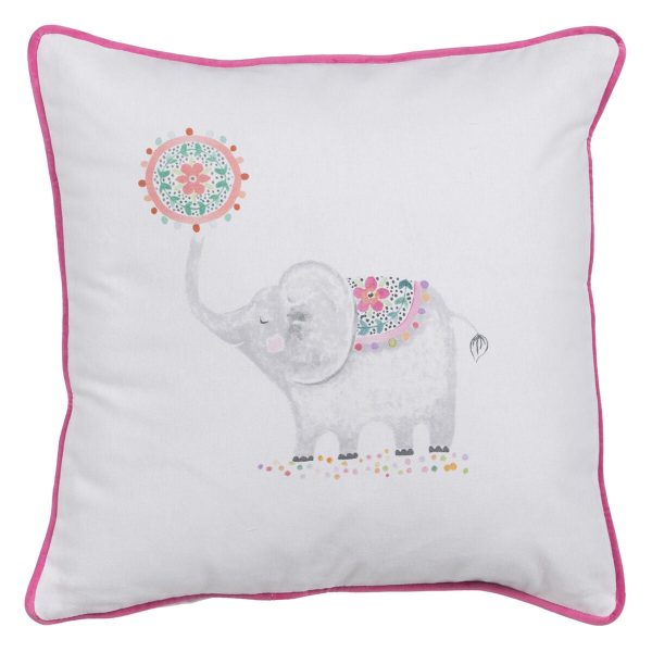 Cushion Children s Elephant 45 x 45 cm 100% cotton For Cheap