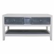 Centre Table Alexandra House Living White Grey Fir wood MDF Wood 51 x 53 x 104 cm For Sale