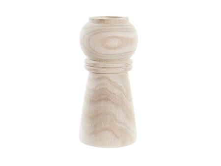 Vase DKD Home Decor Brown Natural 12 x 12 x 26 cm For Discount