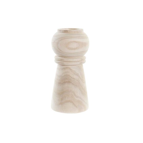 Vase DKD Home Decor Brown Natural 12 x 12 x 26 cm For Discount