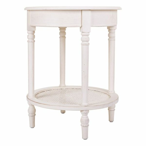 Corner table Alexandra House Living White 50 x 60 x 50 cm Online Sale