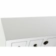 Console DKD Home Decor White Silver Fir MDF Wood (95 x 24 x 79 cm) Online Sale