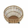 Planter DKD Home Decor Natural Metal Bamboo Bali 41 x 41 x 68 cm Online now