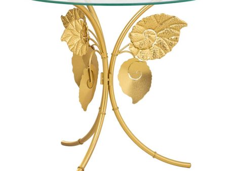 Corner table Alexandra House Living Gold 70 x 70 x 70 cm Cheap